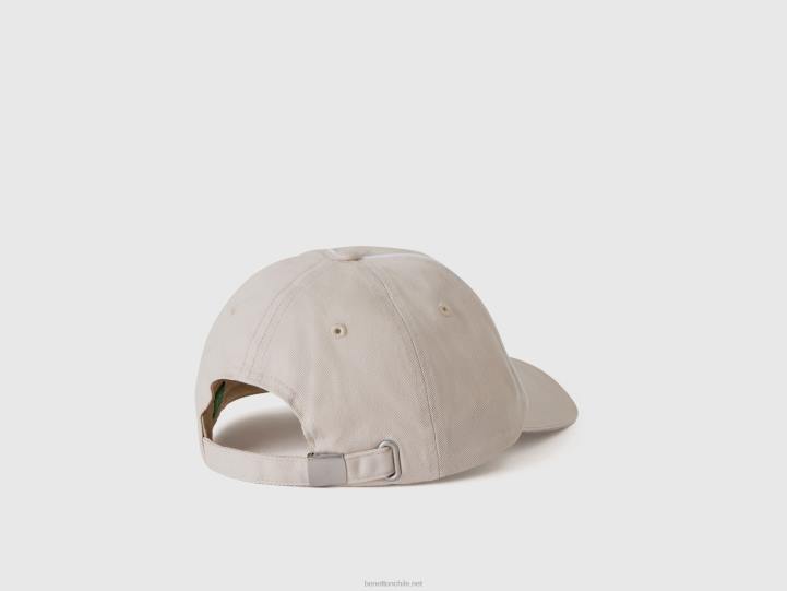 gorra con ala NHBF1507 paloma gris hombres Benetton