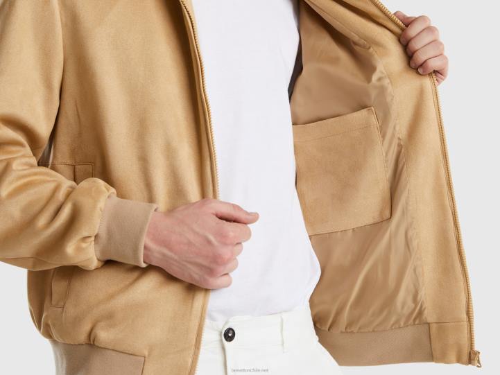 bomber efecto ante NHBF1196 camello hombres Benetton