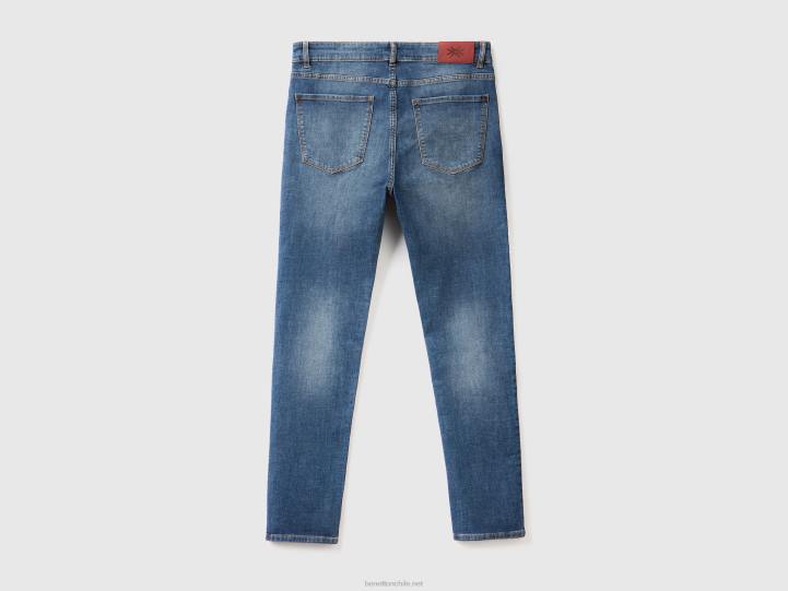 vaqueros pitillo NHBF1491 azul hombres Benetton