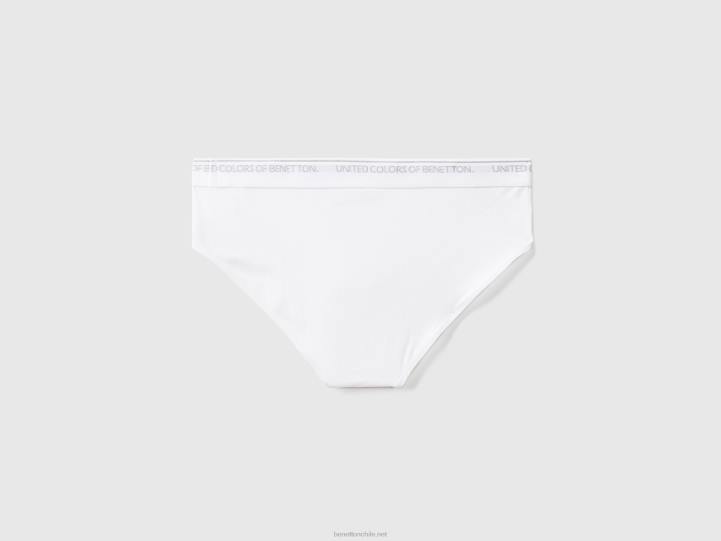 ropa interior de algodón orgánico elástico NHBF4735 blanco hombres Benetton