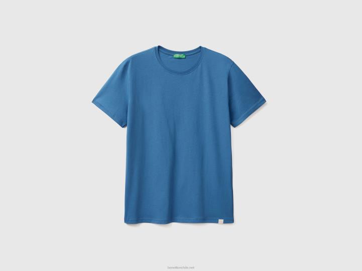 camiseta azul claro NHBF1203 azul claro hombres Benetton