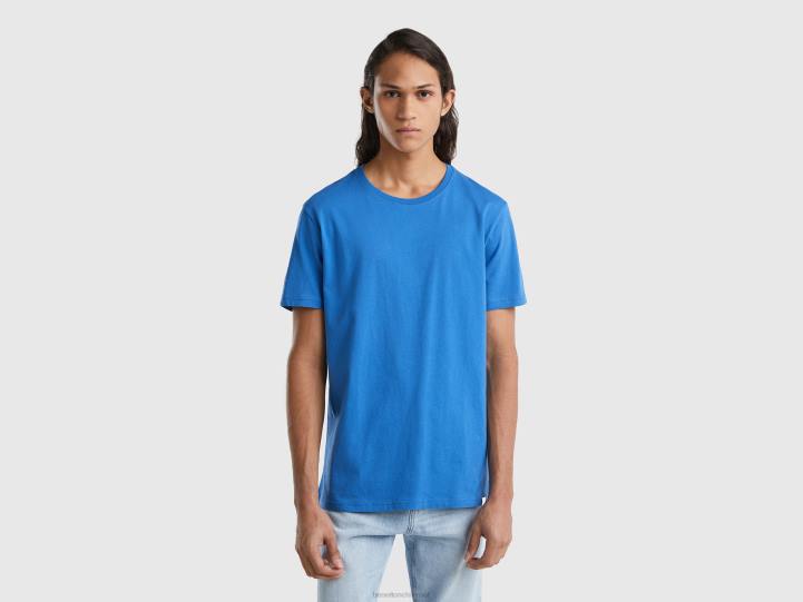 camiseta azul claro NHBF4480 azul claro hombres Benetton