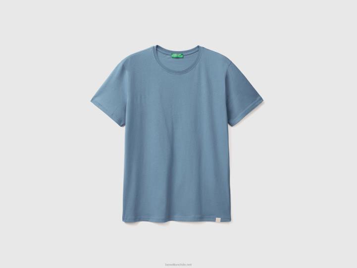 camiseta azul fuerza aerea NHBF1259 fuerza aérea azul hombres Benetton