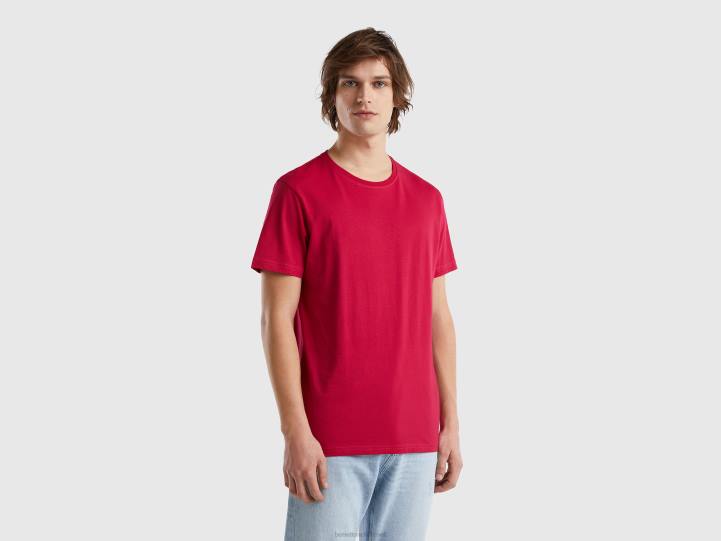camiseta fucsia NHBF1258 fucsia hombres Benetton