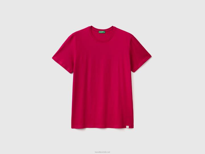 camiseta fucsia NHBF1258 fucsia hombres Benetton