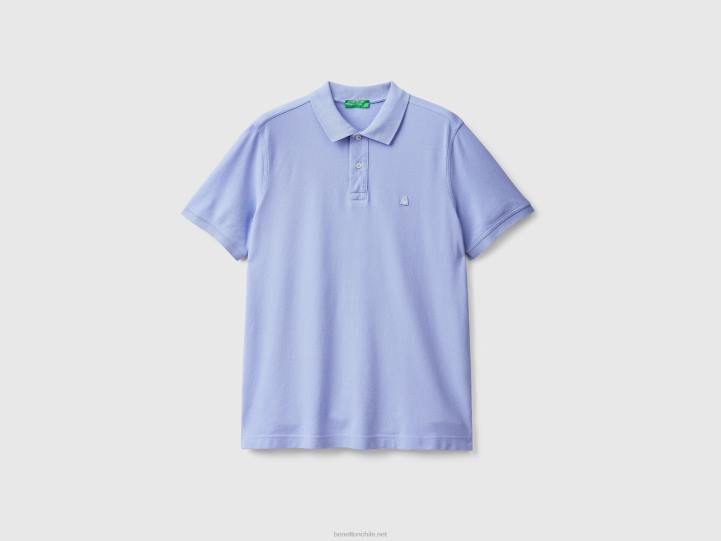 polo violeta bígaro regular fit NHBF1398 bígaro hombres Benetton