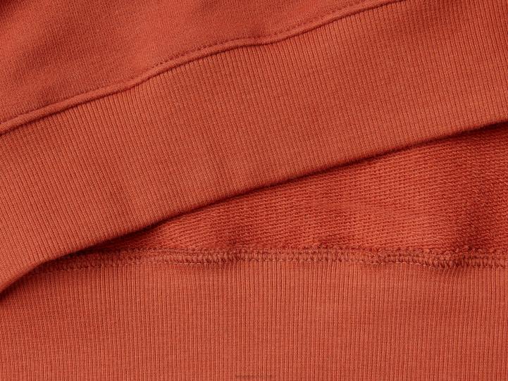 cálida sudadera con capucha con estampado NHBF1334 marrón hombres Benetton