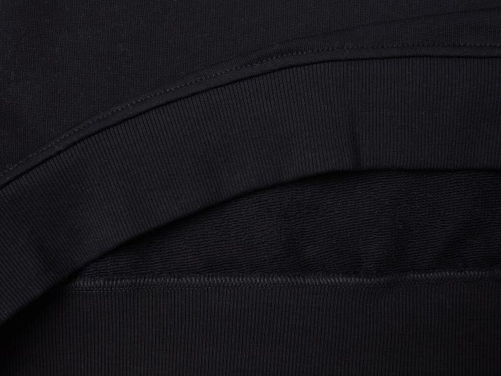 sudadera con cuello redondo y logo estampado NHBF1308 negro hombres Benetton