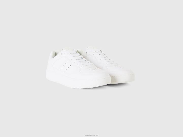 zapatillas bajas blancas NHBF1546 blanco hombres Benetton