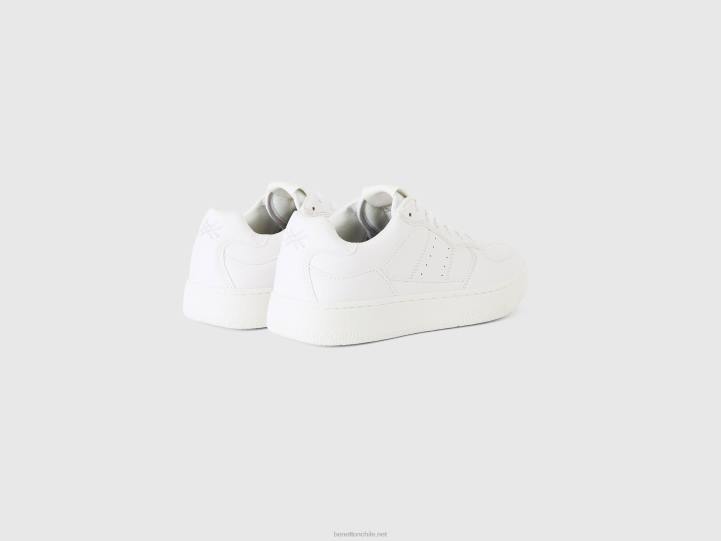 zapatillas bajas blancas NHBF1546 blanco hombres Benetton