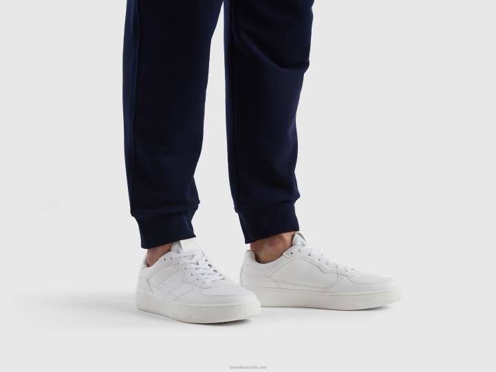 zapatillas bajas blancas NHBF1546 blanco hombres Benetton