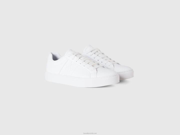 zapatillas blancas con logo NHBF816 blanco hombres Benetton