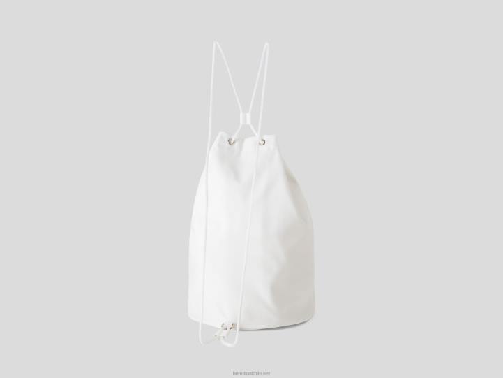 bolsa con logo maxi NHBF1562 blanco mujer Benetton