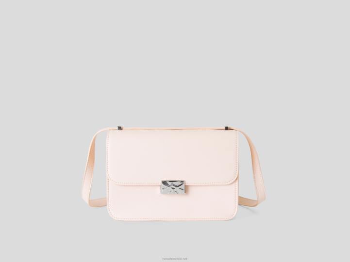 bolso be grande rosa NHBF1531 Rosa suave mujer Benetton