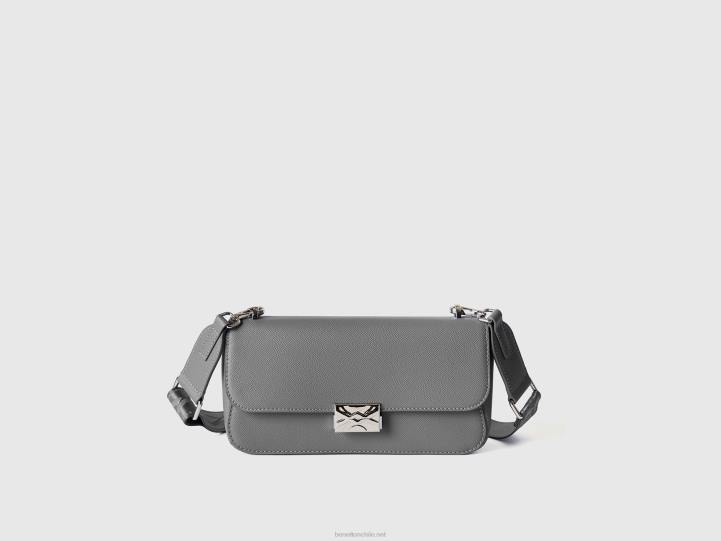 bolso be gris medio NHBF720 gris mujer Benetton