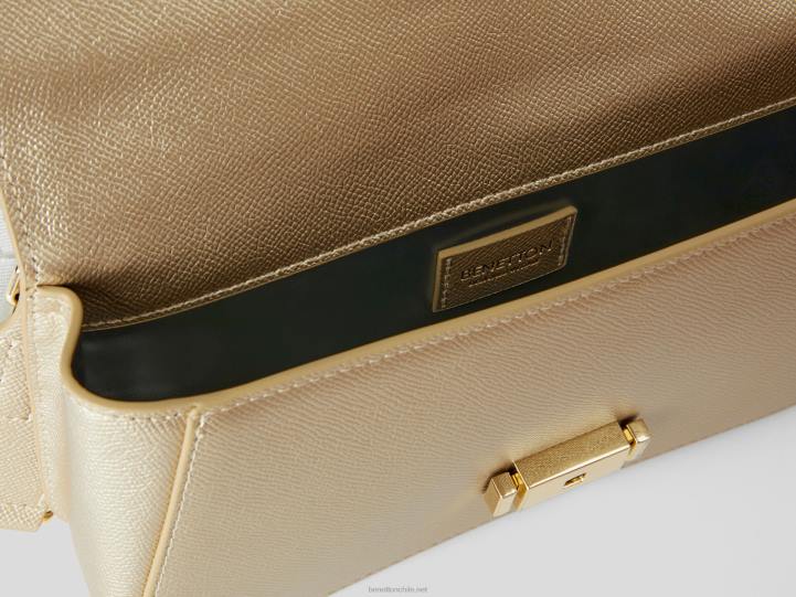 bolso be mediano dorado NHBF1547 oro mujer Benetton