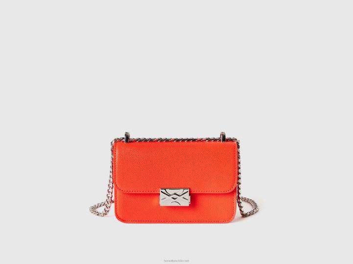 bolso be pequeño naranja NHBF832 naranja mujer Benetton
