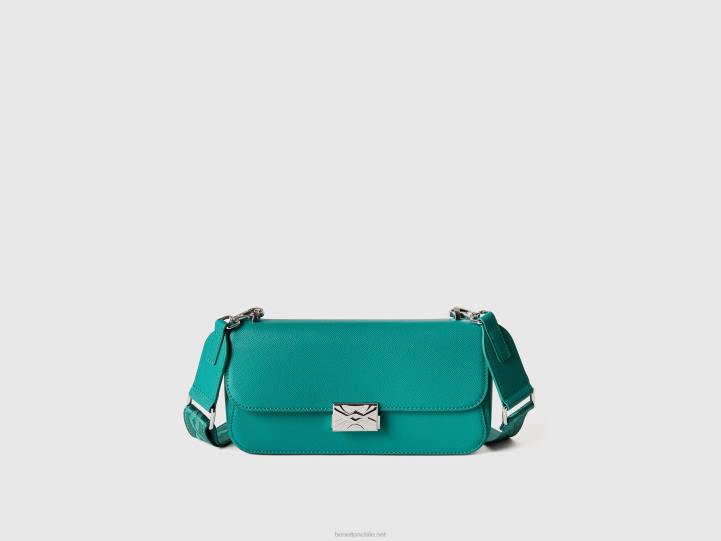 bolso be verde mediano NHBF718 verde mujer Benetton