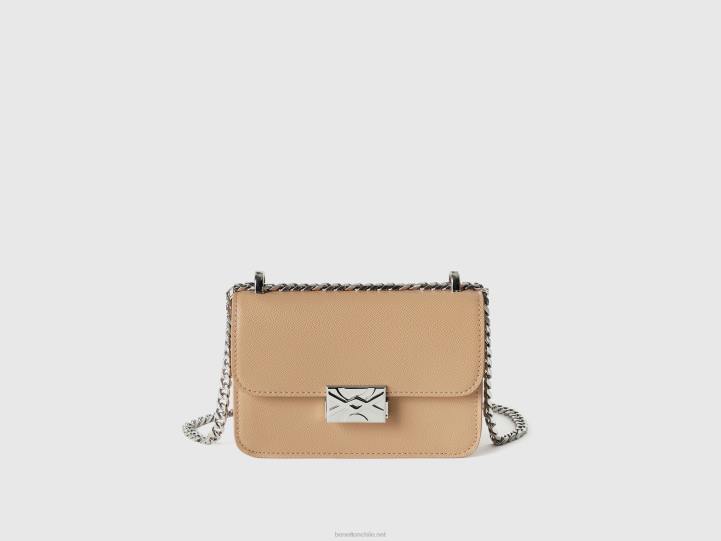 bolso pequeño be beige NHBF1504 beige mujer Benetton