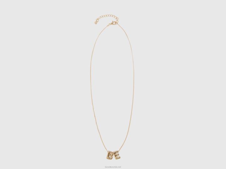 collar de oro NHBF864 oro mujer Benetton