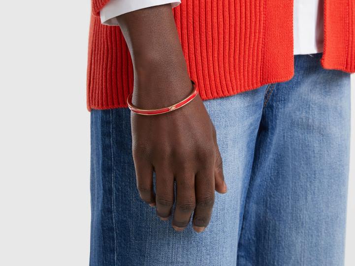 pulsera fina roja fresa NHBF775 fresa mujer Benetton