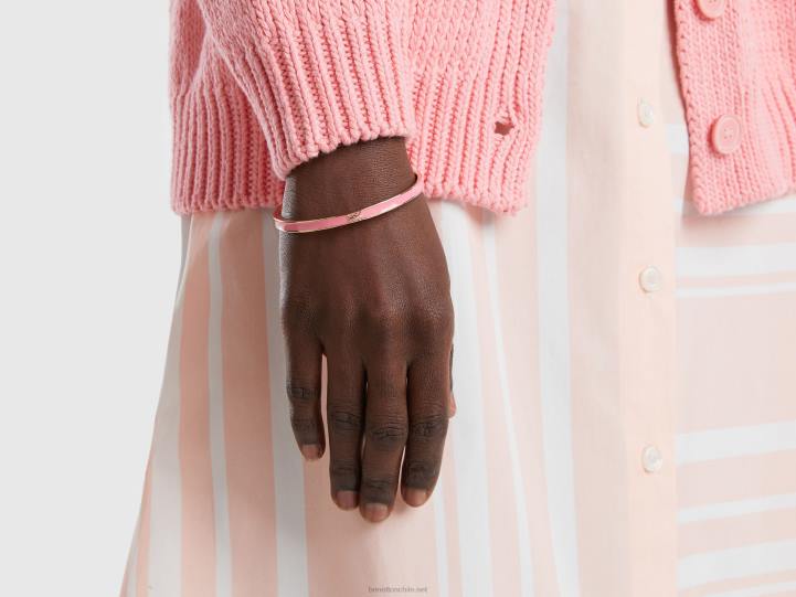 pulsera fina rosa NHBF753 rosa mujer Benetton
