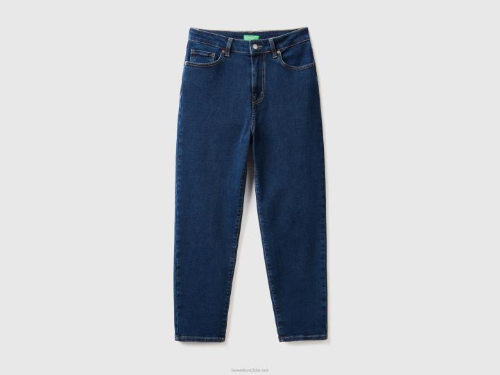 vaqueros mom capri NHBF4152 azul mujer Benetton