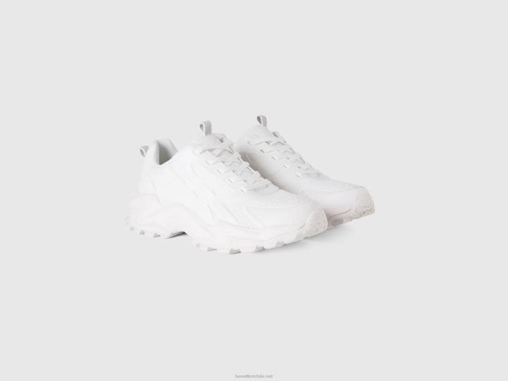 zapatillas deportivas blancas NHBF1102 blanco mujer Benetton