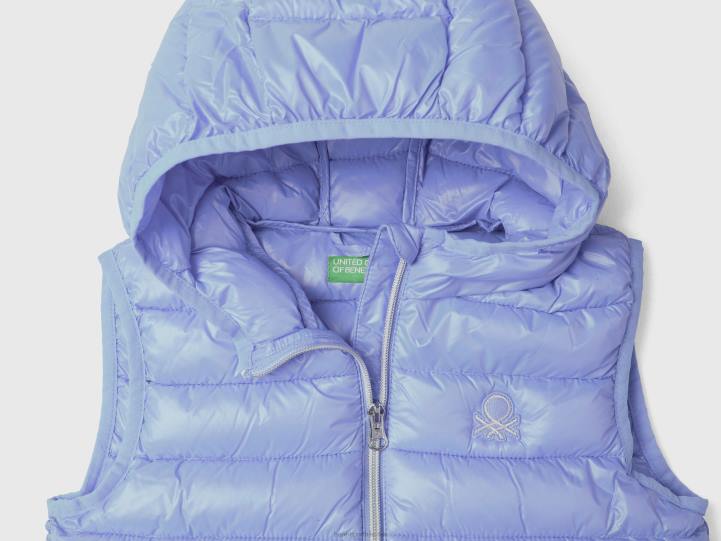 chaqueta acolchada con capucha NHBF5209 bígaro niños Benetton