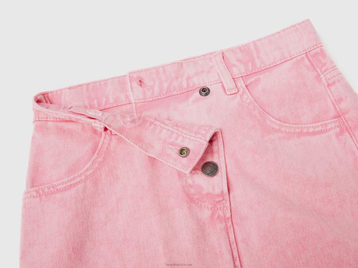 minifalda con botones NHBF5494 rosa niños Benetton