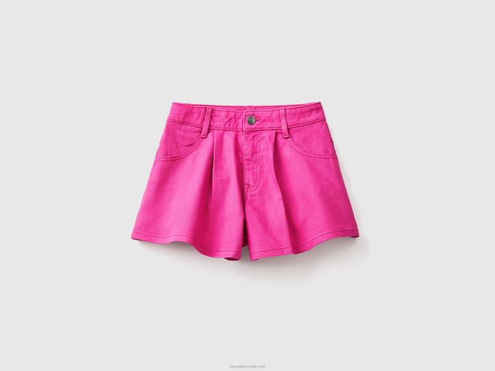 pantalones cortos de mariposa NHBF5450 fucsia niños Benetton
