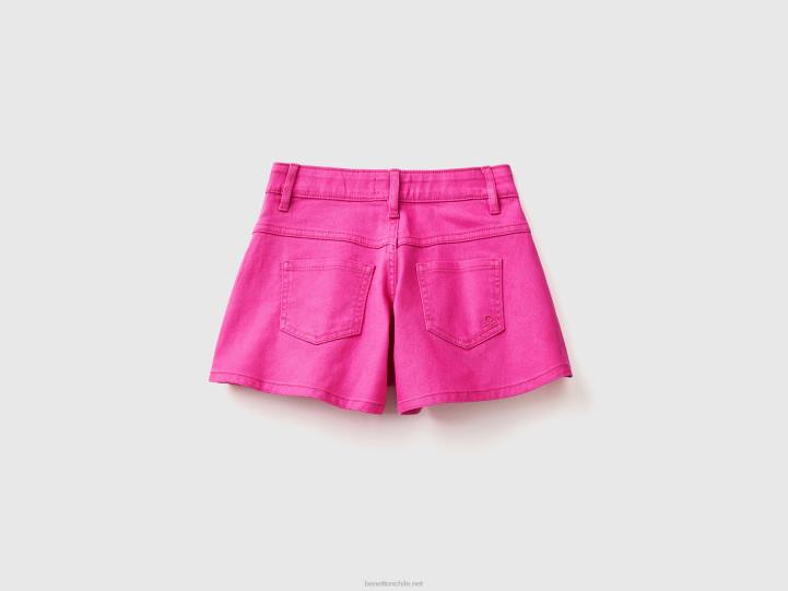 pantalones cortos de mariposa NHBF5450 fucsia niños Benetton