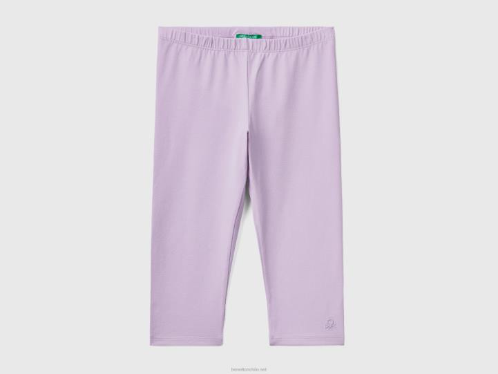 leggins hasta la rodilla NHBF2585 lila niños Benetton