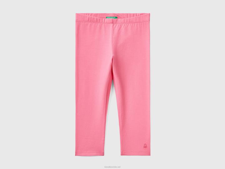 leggins hasta la rodilla NHBF2606 rosa niños Benetton