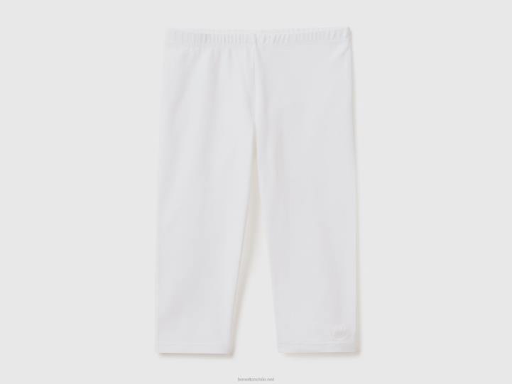leggins hasta la rodilla NHBF2624 blanco niños Benetton