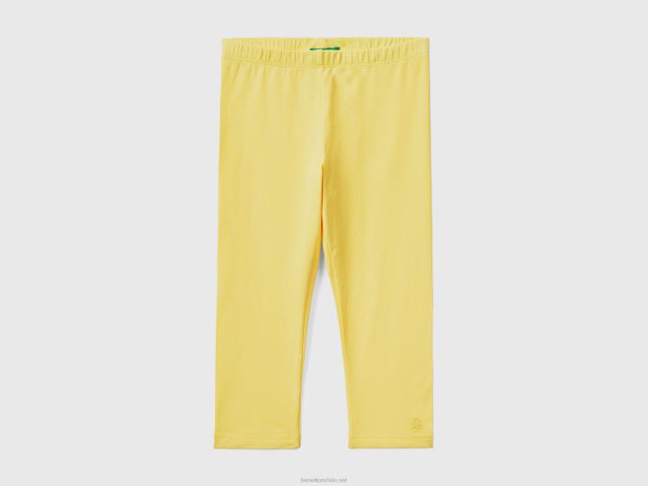 leggins hasta la rodilla NHBF5408 amarillo niños Benetton