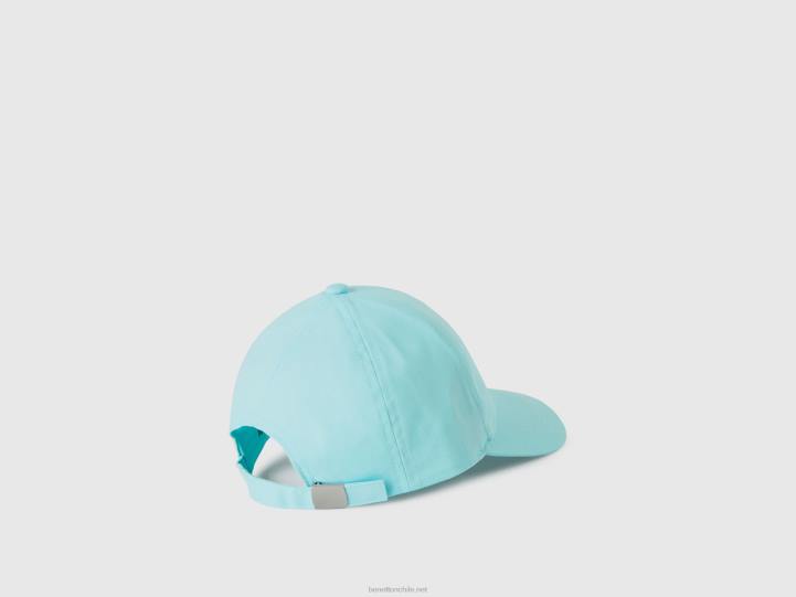 sombrero de algodón con ala NHBF2072 turquesa niños Benetton