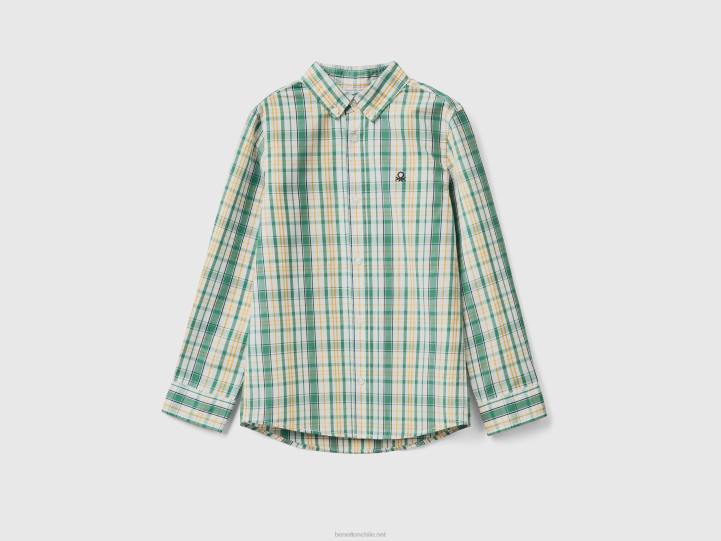 playera deportiva 100% algodón NHBF1742 multicolor niños Benetton