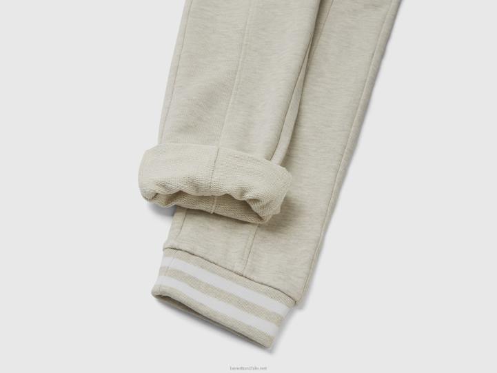 joggers deportivos con cordón NHBF1898 gris claro niños Benetton