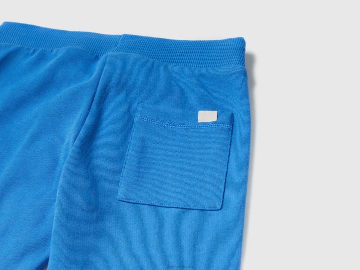 pantalones deportivos con cordón NHBF1928 azul brillante niños Benetton
