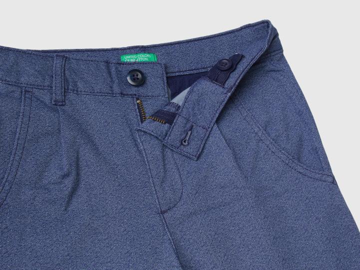 pantalones holgados NHBF1998 azul niños Benetton