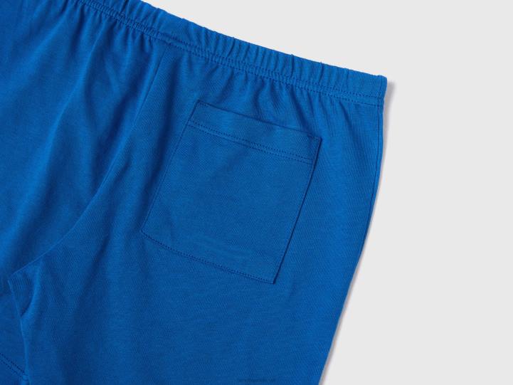 pijama con camiseta sin mangas y shorts NHBF2024 blanco niños Benetton