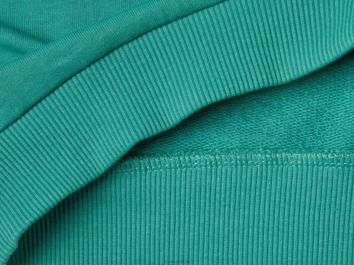 sudadera color block con estampado de camuflaje NHBF1868 verde oscuro niños Benetton