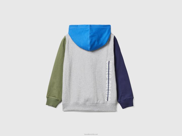 sudadera con cremallera NHBF4835 multicolor niños Benetton