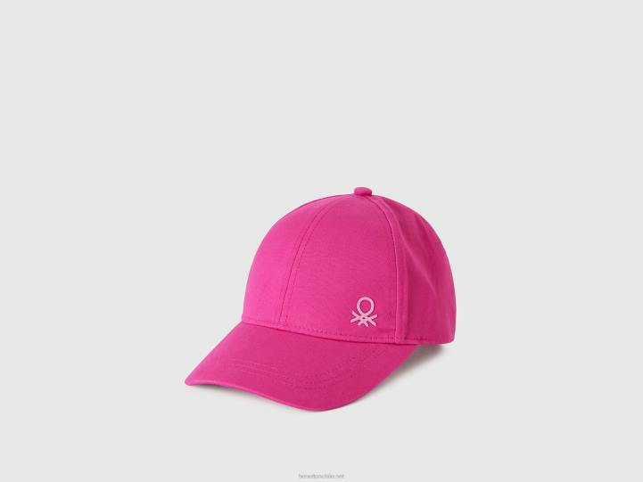 gorra con visera NHBF3055 fucsia niños Benetton