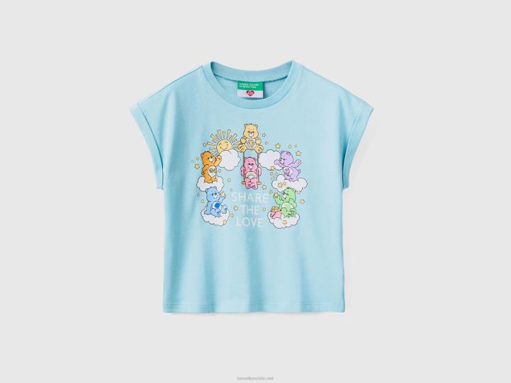 camiseta con estampado de osos amorosos NHBF2864 agua niños Benetton