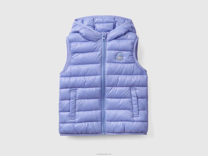 chaqueta acolchada con capucha NHBF2820 bígaro niños Benetton