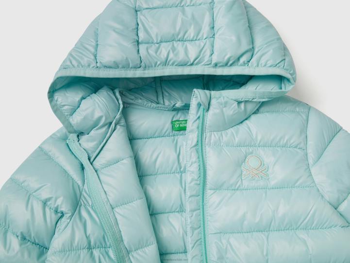 chaqueta acolchada con capucha NHBF5535 agua niños Benetton