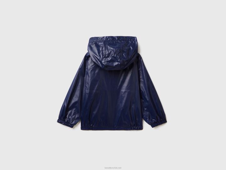 chaqueta ligera "rain defender" NHBF2821 azul oscuro niños Benetton