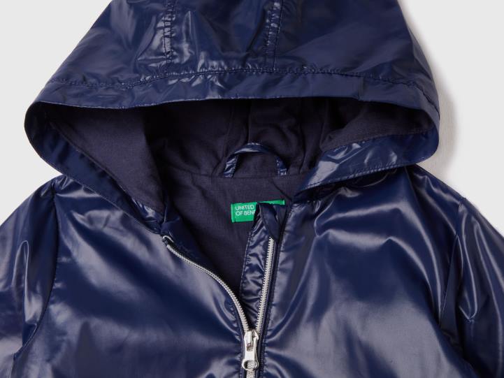 chaqueta ligera "rain defender" NHBF2821 azul oscuro niños Benetton